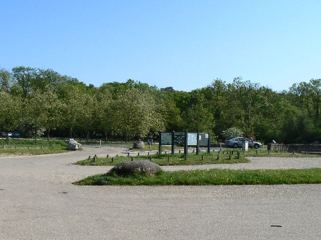 zastavka nedaleko Fontainebleau